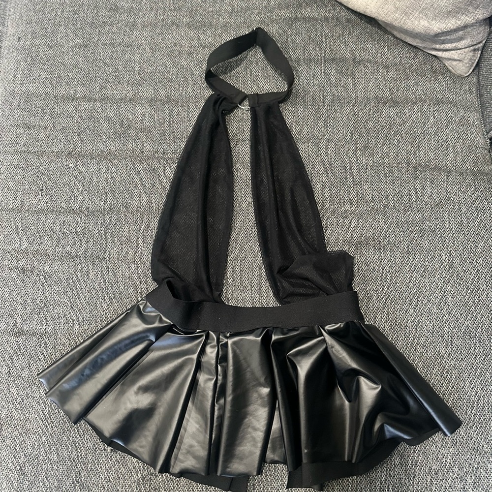 Amazon Black Bubble Mini Skirt Pleated Cocktail